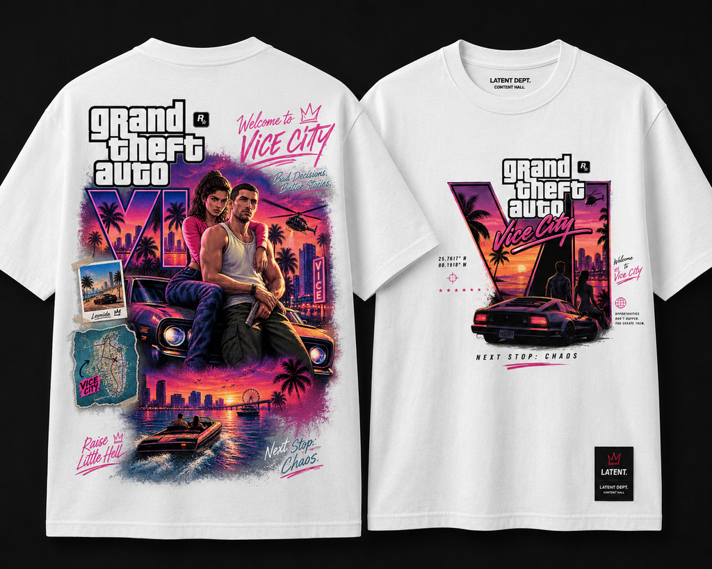 GTA Vice City  Editon  T-Shirt