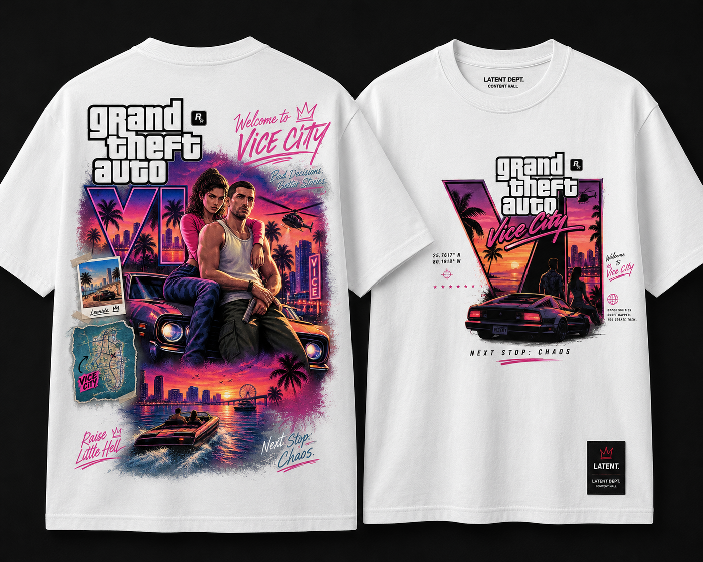 GTA Vice City  Editon  T-Shirt
