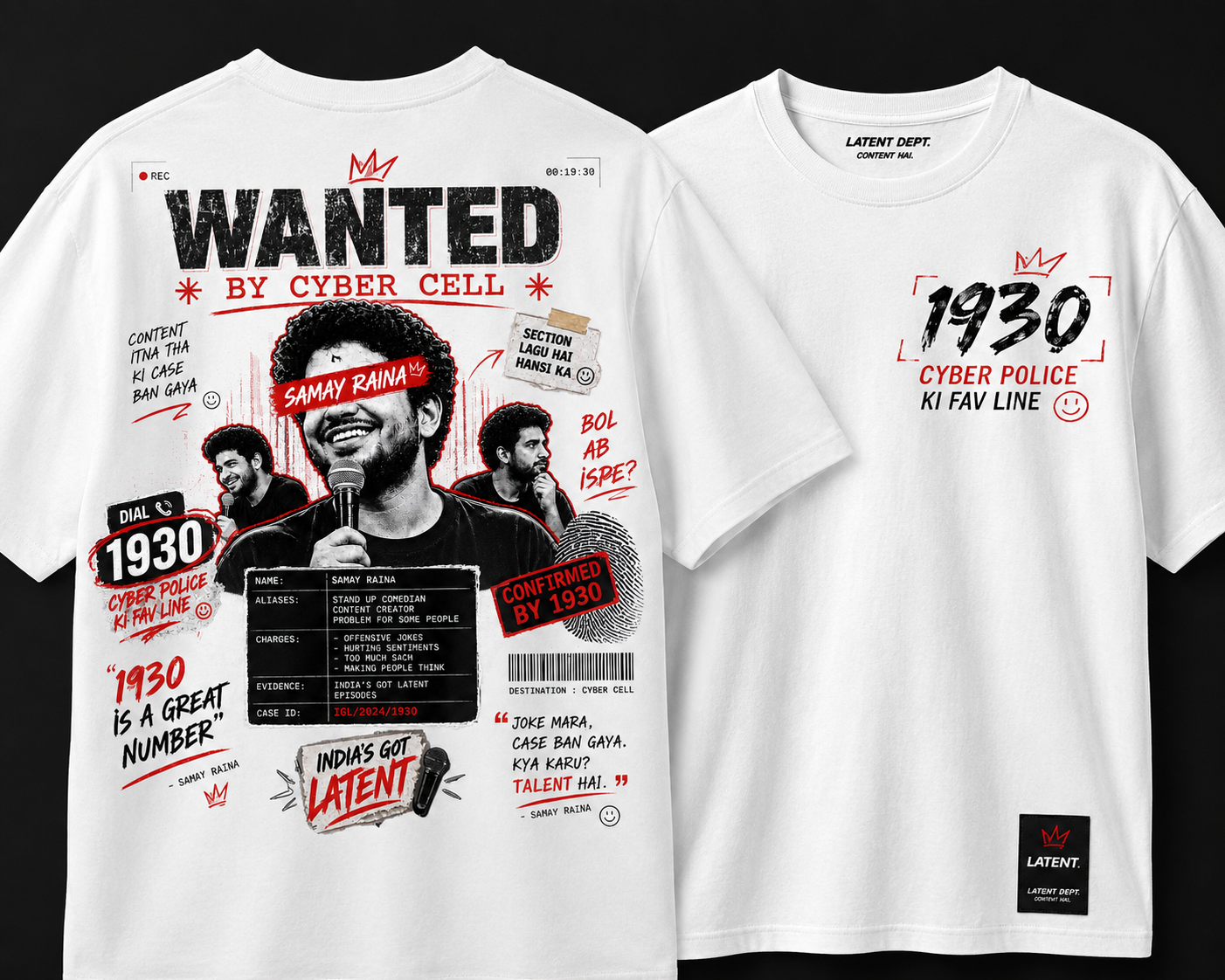 India's Got latent Edition T-shirt